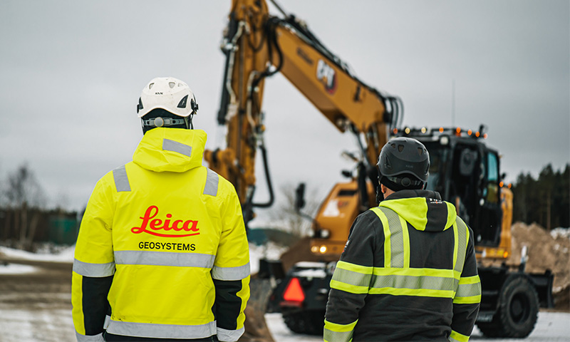 Leica Geosystems MC1 machine control Caterpillar Wheeled Excavator Customer Support