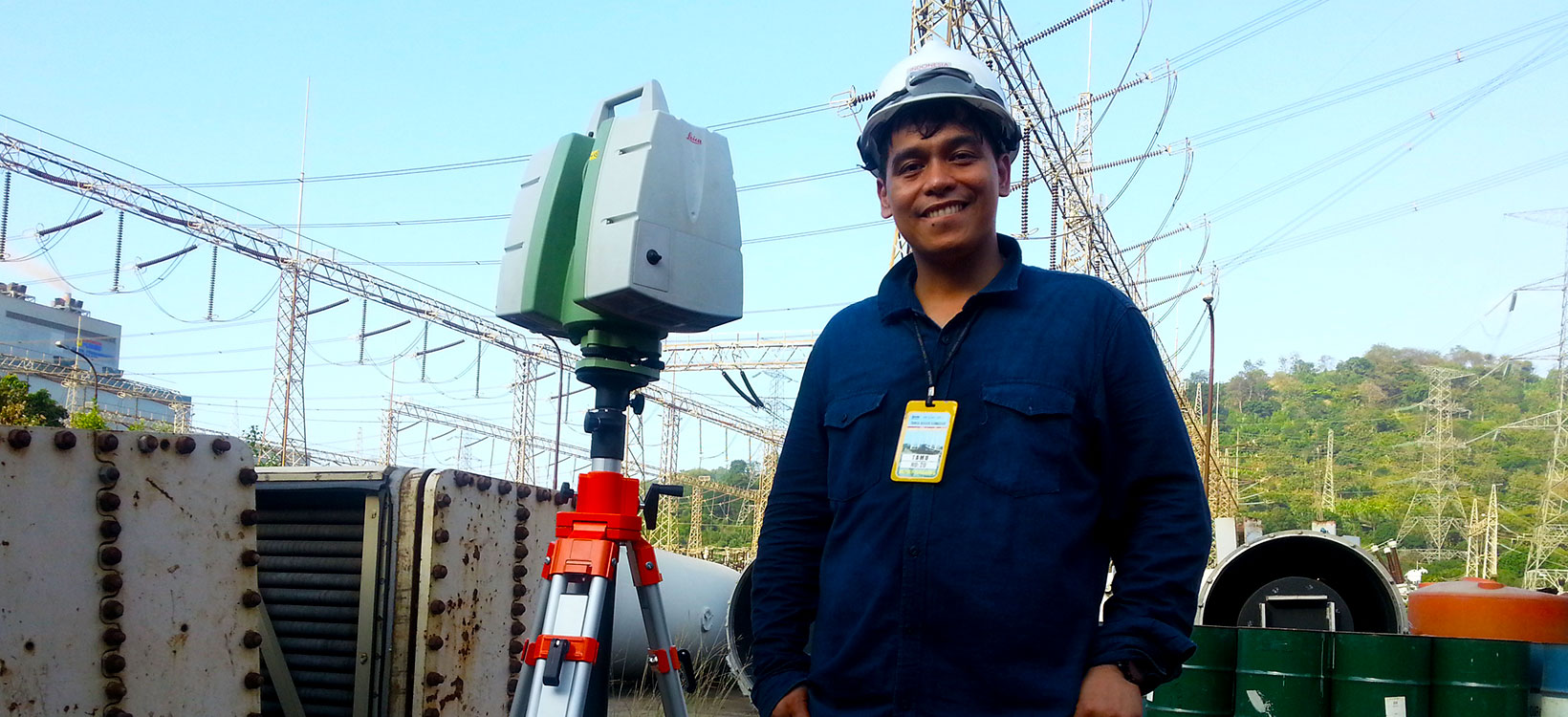Power plant laser scan