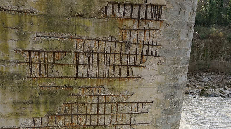 Bridge inspection with the Aibot X6