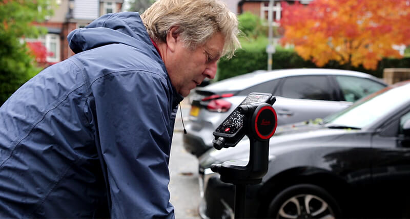 Insepes Limited - BLK3D installed on DST 360 adapter turns into a reflectorless total station.