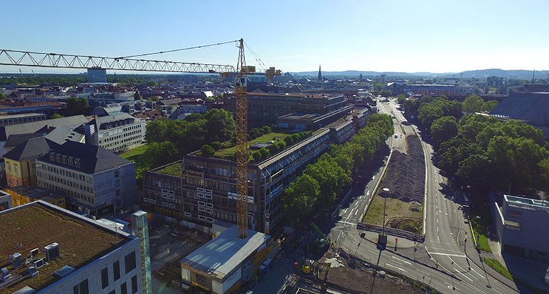 Digitising an urban construction site