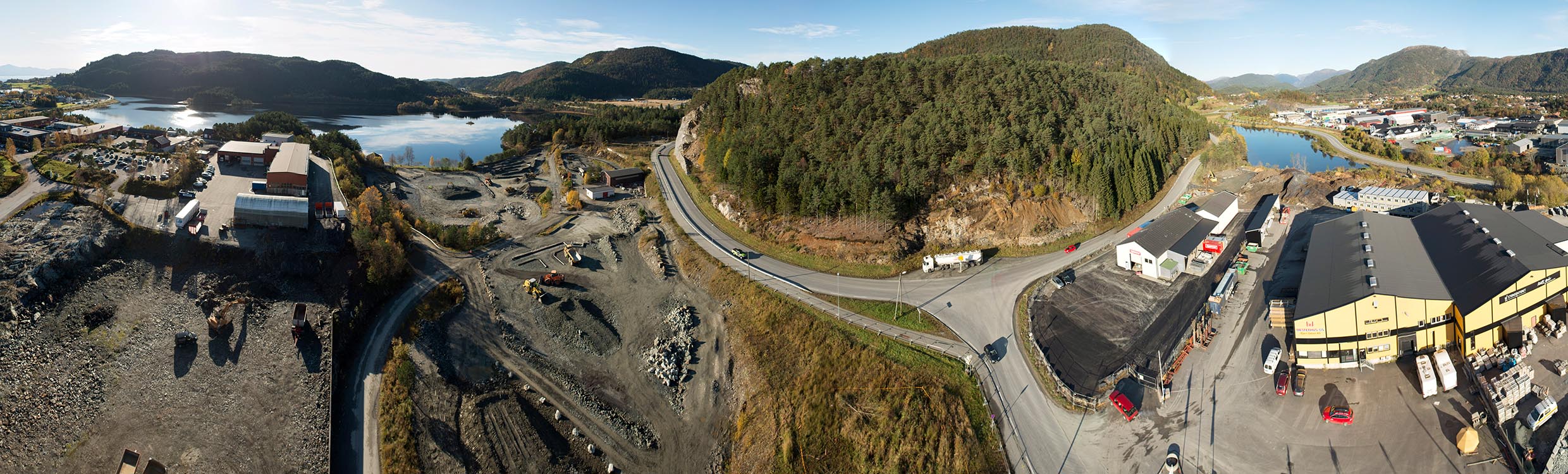 360° view of a construction site