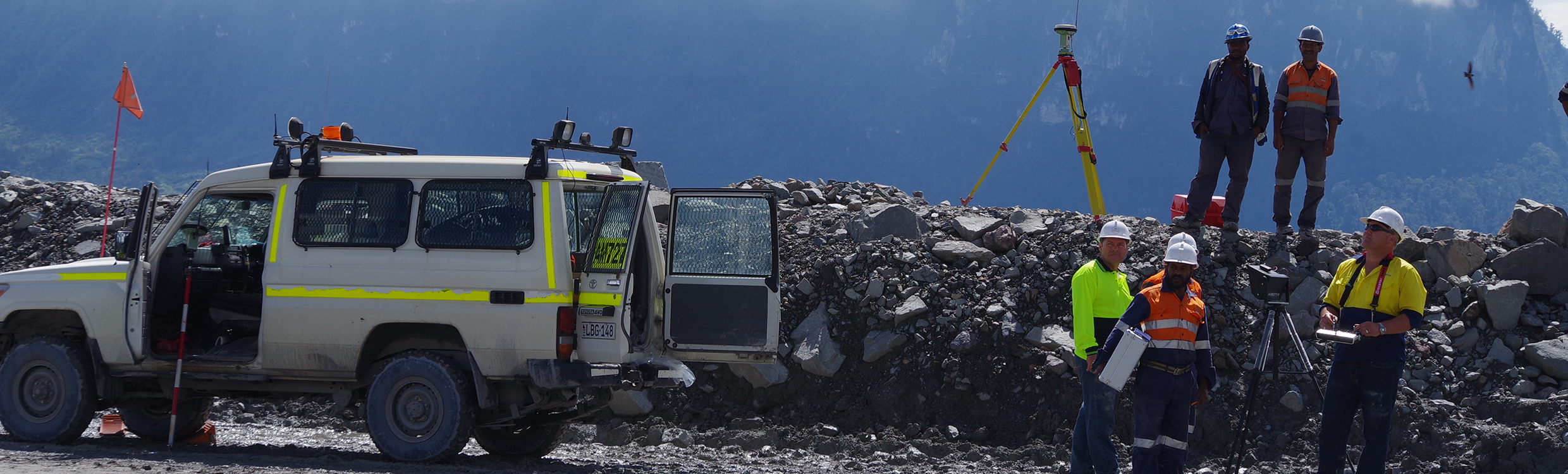 mine surveying with the Aibot X6 UAV