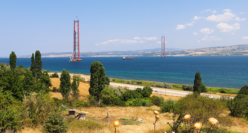 Monitoring of the 1915Çanakkale Bridge in Turkey - Leica Monitoring Solutions