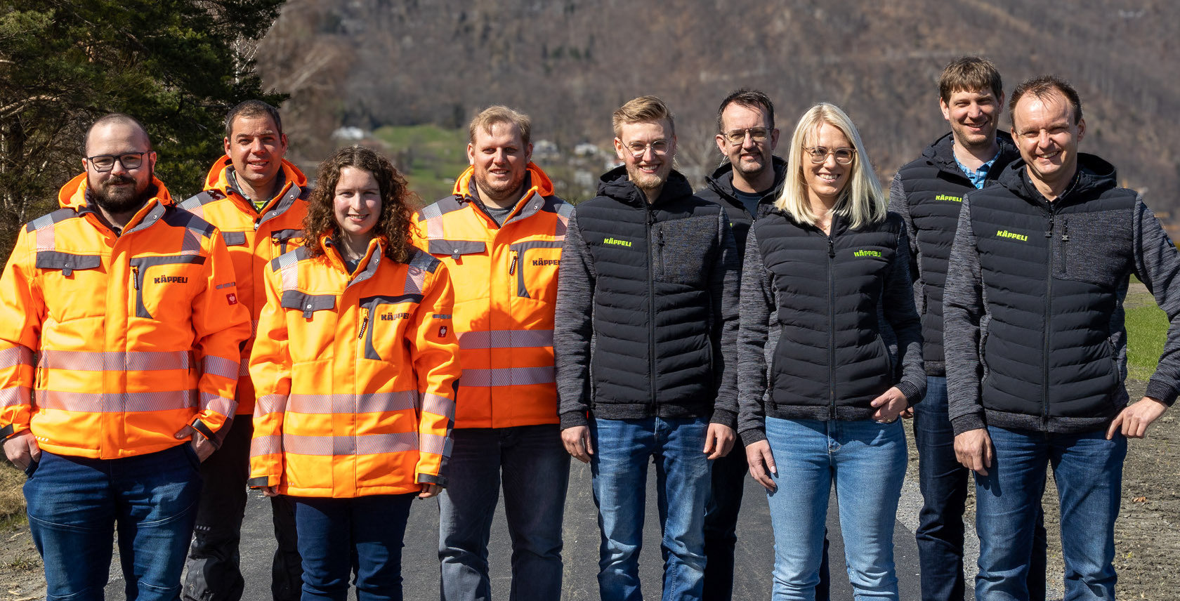 The Käppeli Digital Team, offering monitoring services to their customers within heavy construction and other industries