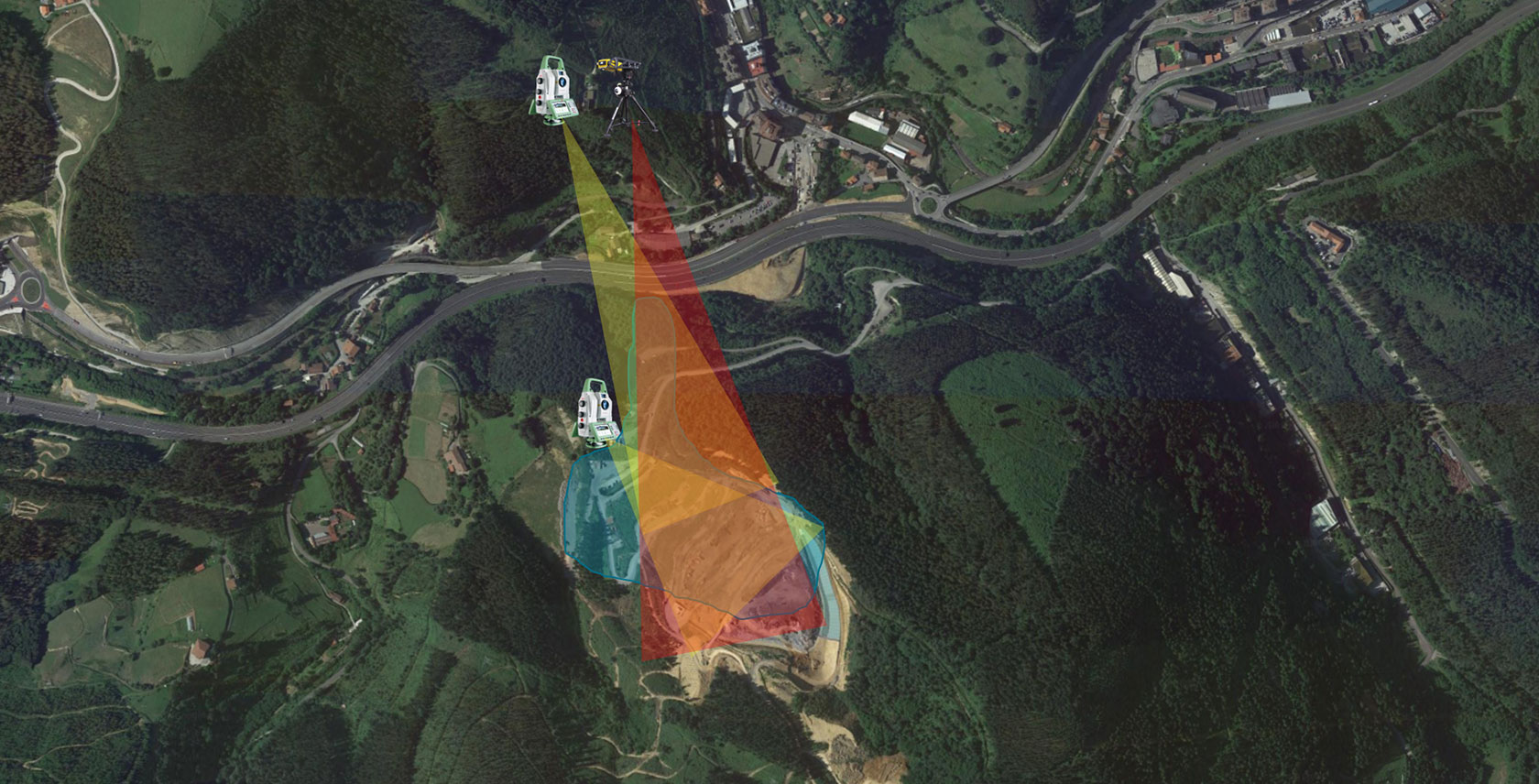 Monitoring a landslide in Zaldibar Spain