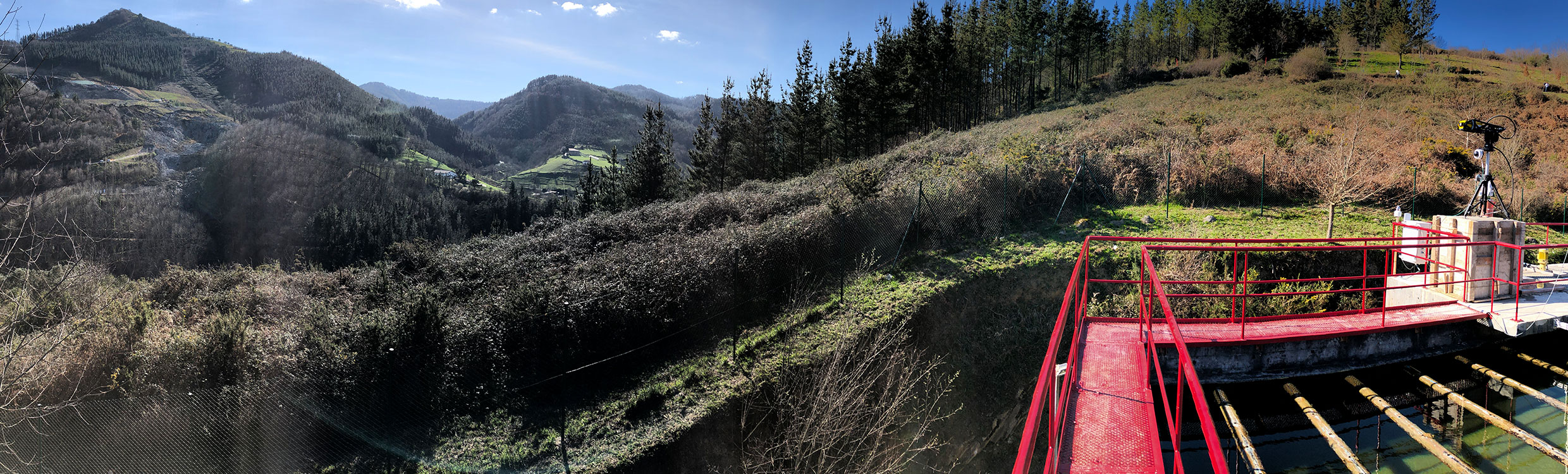 Monitoring a landslide in Zaldibar Spain