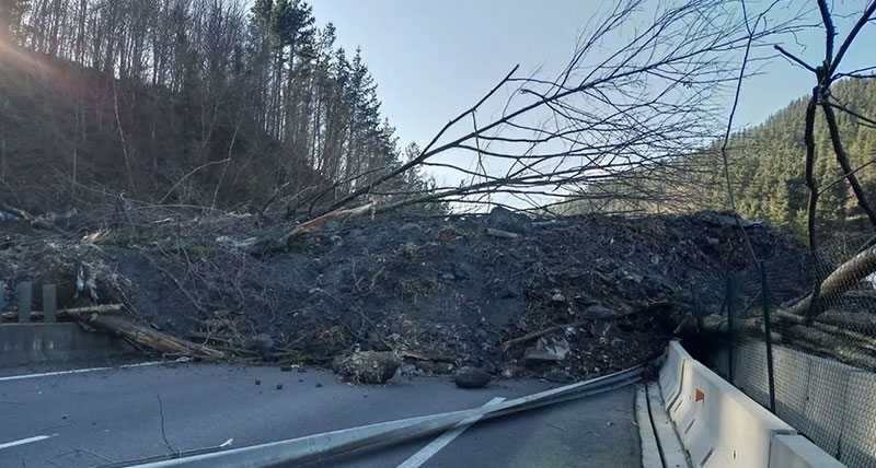 Monitoring a landslide in Zaldibar Spain