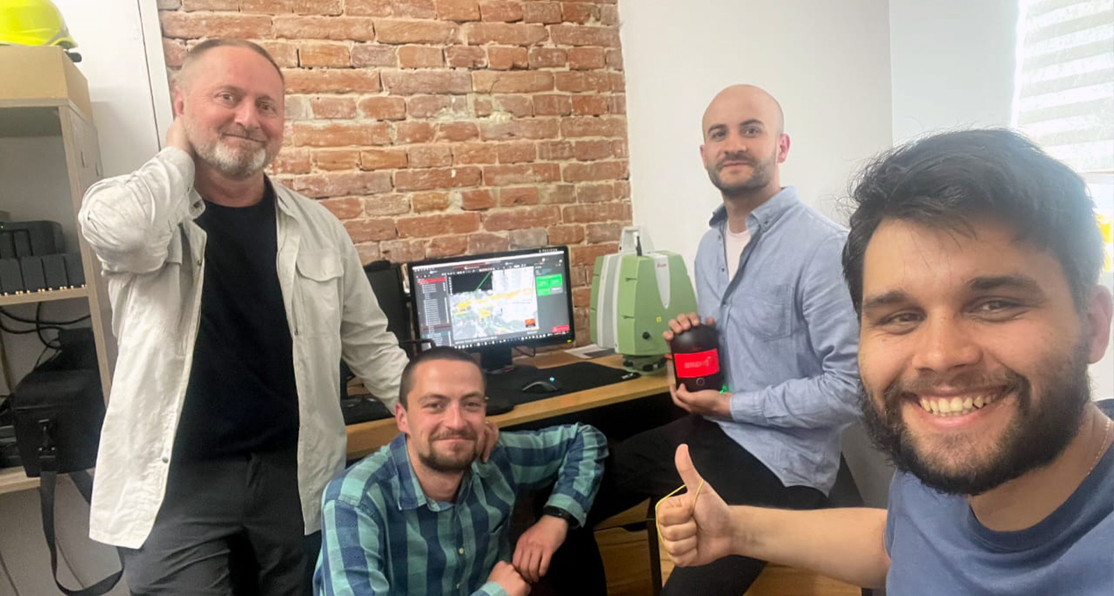 3D Laser Scanning specialists Skeiron with Emmanuel Durand in Ukraine 