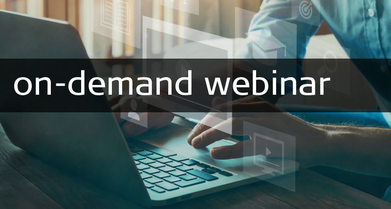 On Demand Webinars