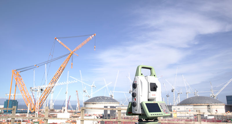 Proyecto de auscultación a gran escala en Hinkley Point C en Sommerset, Reino Unido