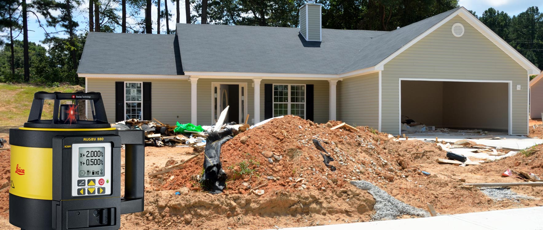 Site preparation and rough grading