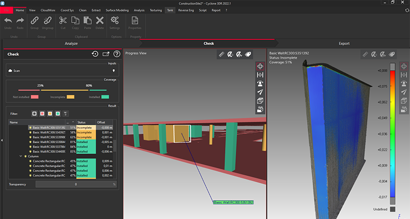 Cyclone 3DR Progress Monitoring