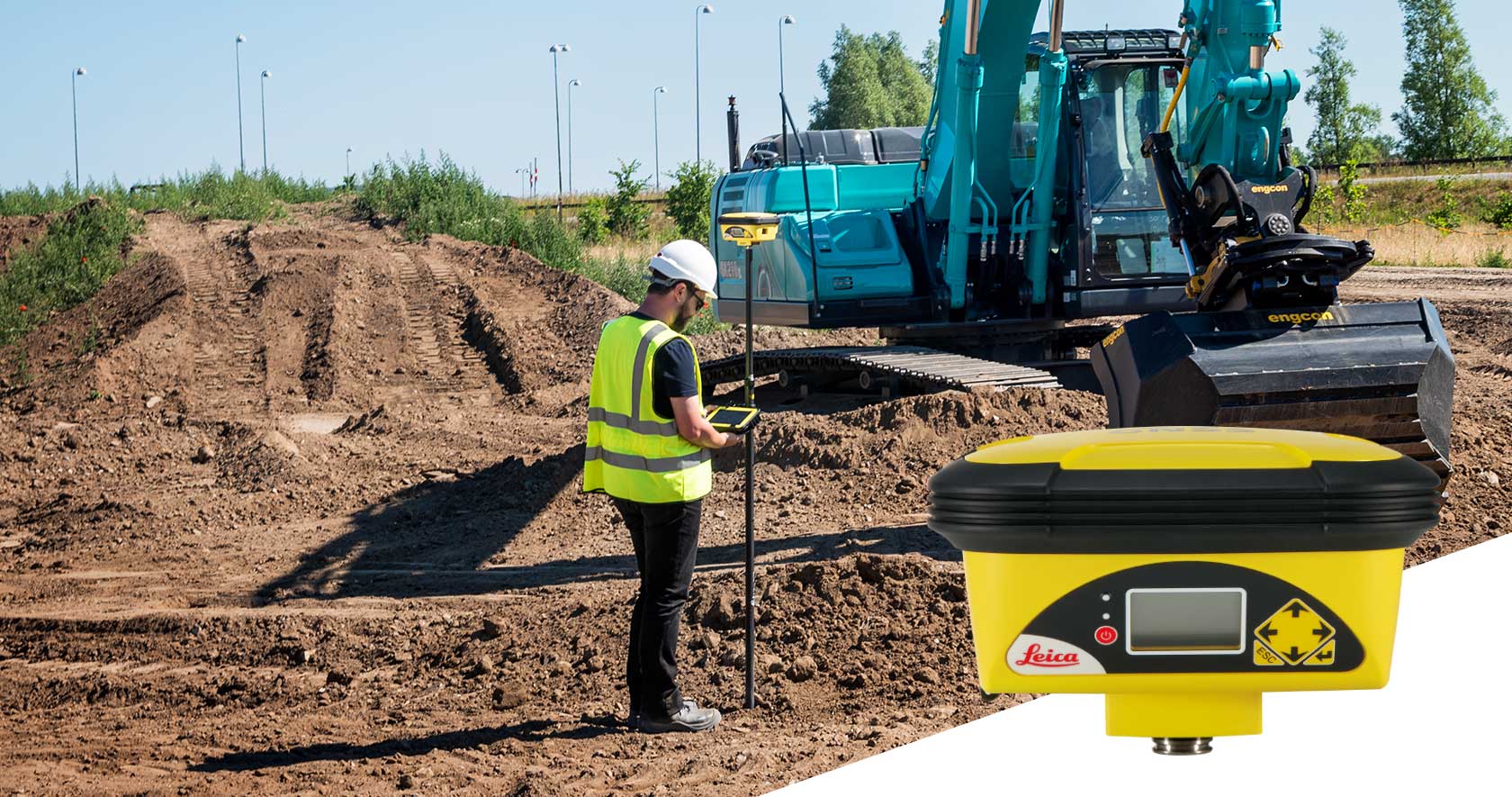 Antena inteligente Leica iCON gps 60