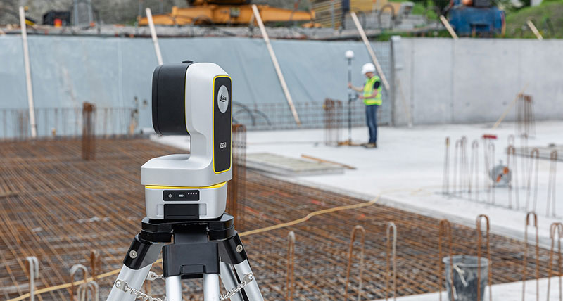 Herramienta robótica para la construcción Leica iCON iCS50.
