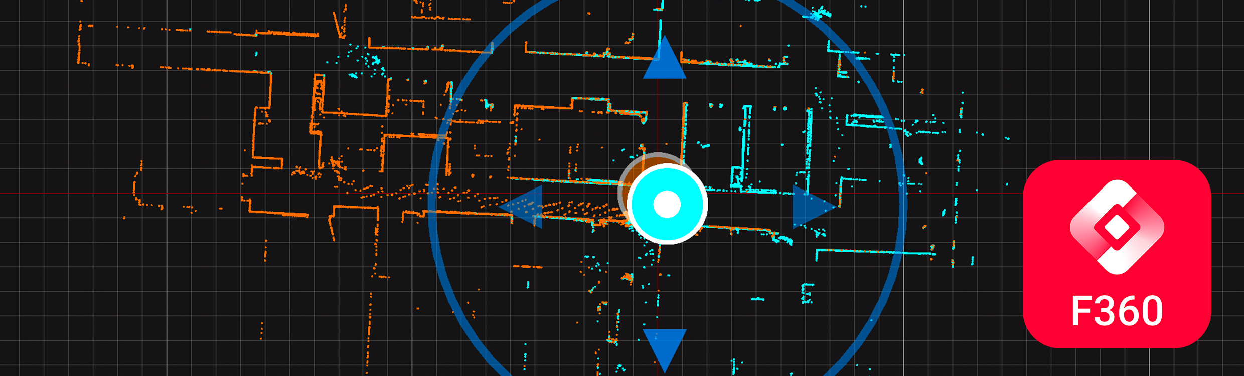 Cyclone FIELD 360 Split Screen che ha ottenuto il UX iF Design Award 