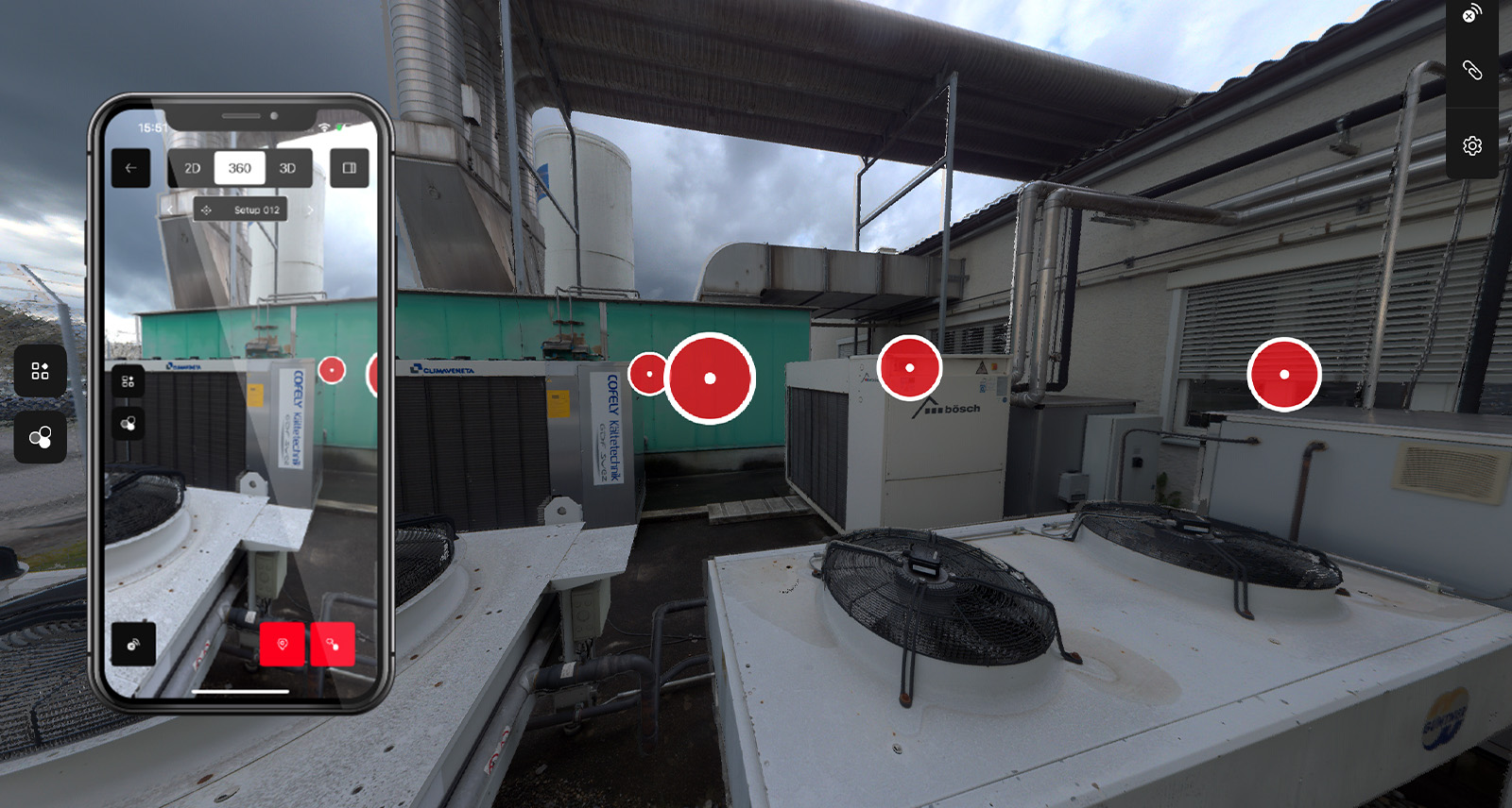 Cyclone FIELD 360 v6.0 New UX/UI 360 degree view
