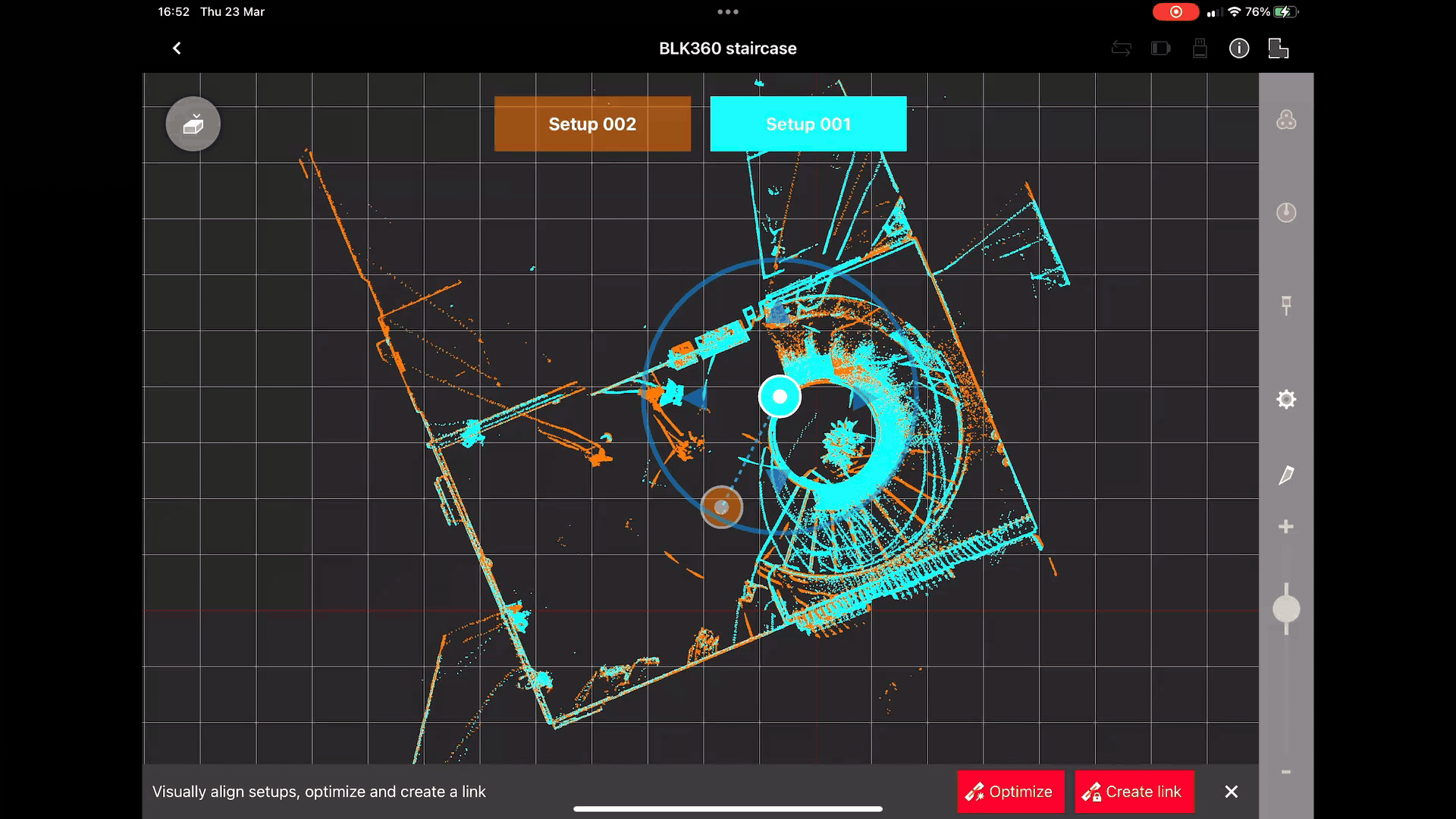 Alignment View Improvements in Leica Cyclone FIELD 360