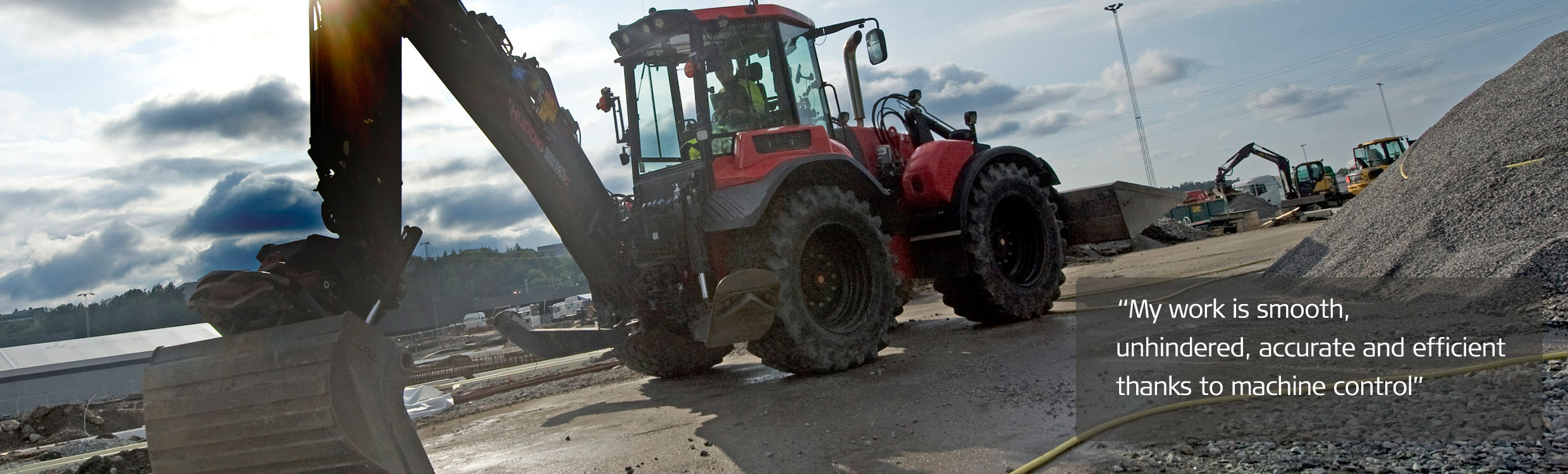 Leica Geosystems now support machines with swing boom