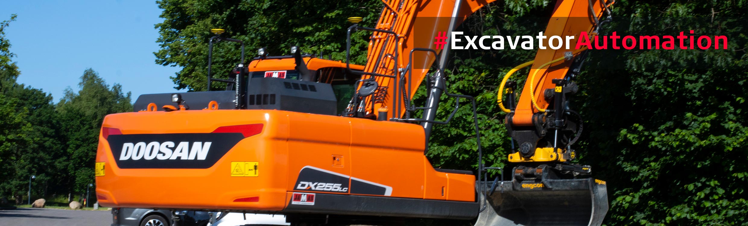 Semi-automatic excavator for Doosan