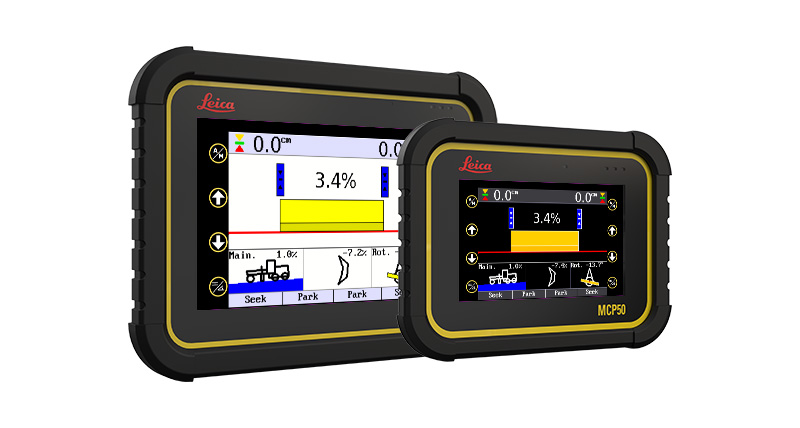 Панель 2D для грейдера