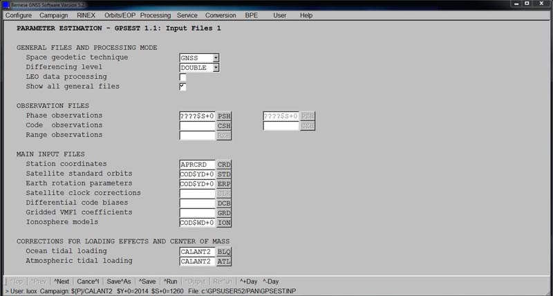 Bernese GPS Software