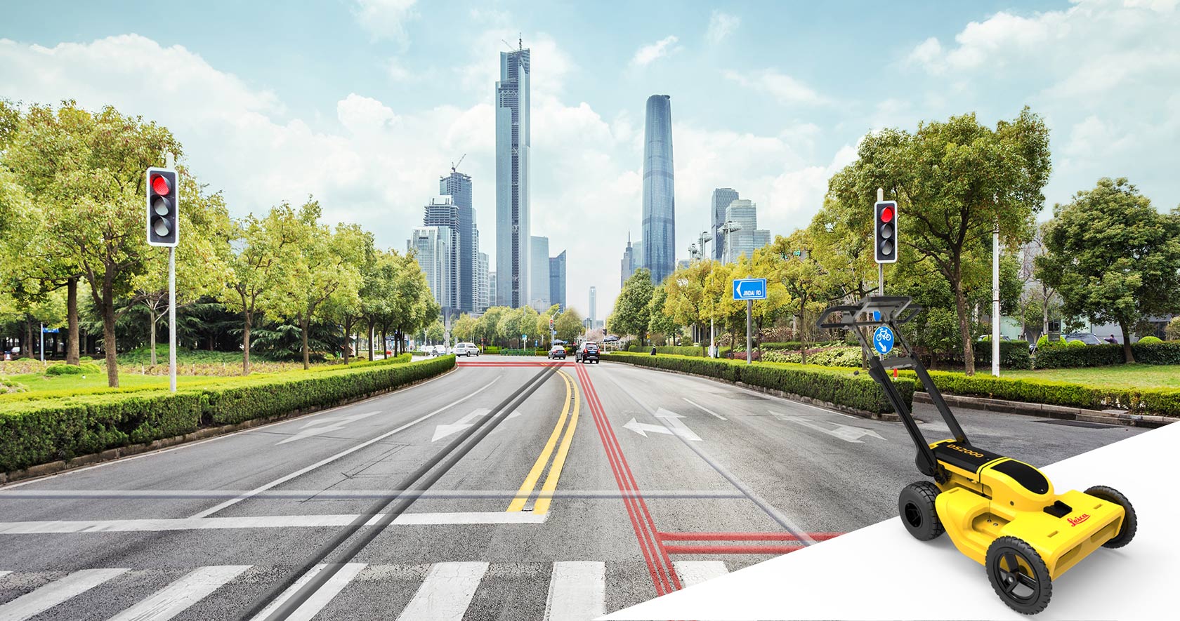 Leica DS2000 kabel- en leidingdetectieradar