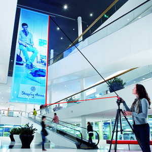 Leica DISTO X310 mall poster height