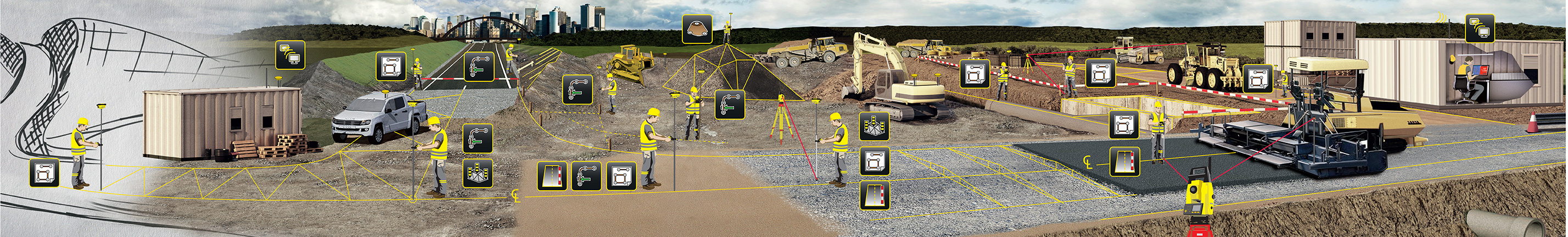 Leica iCON site per il cantiere