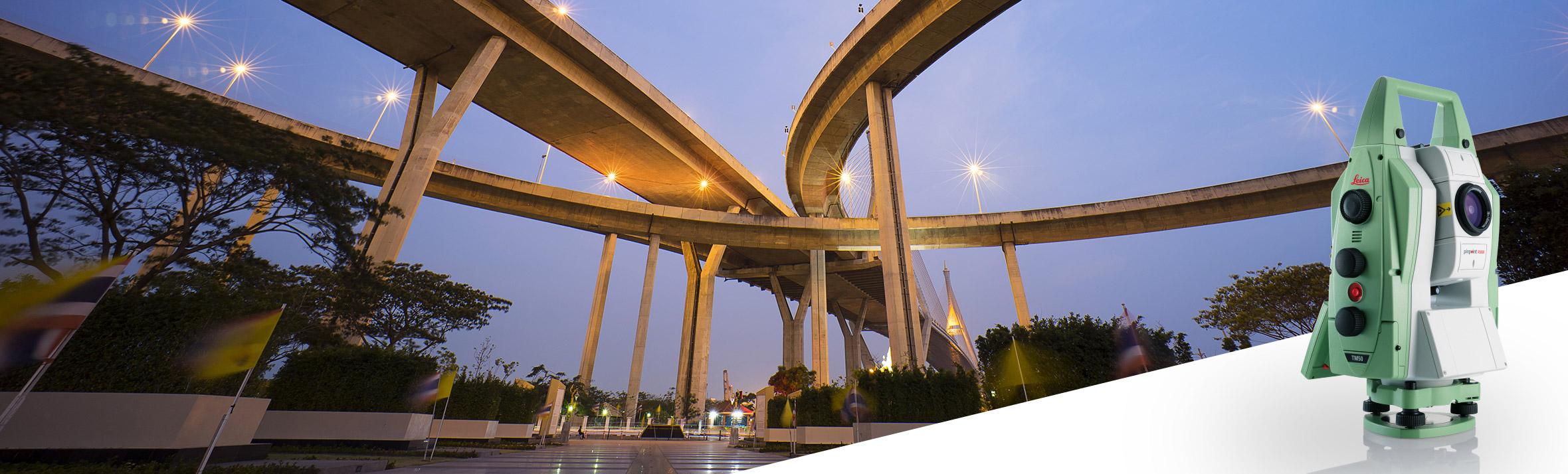 Leica Nova TM50 pour gérer et surveiller les structures