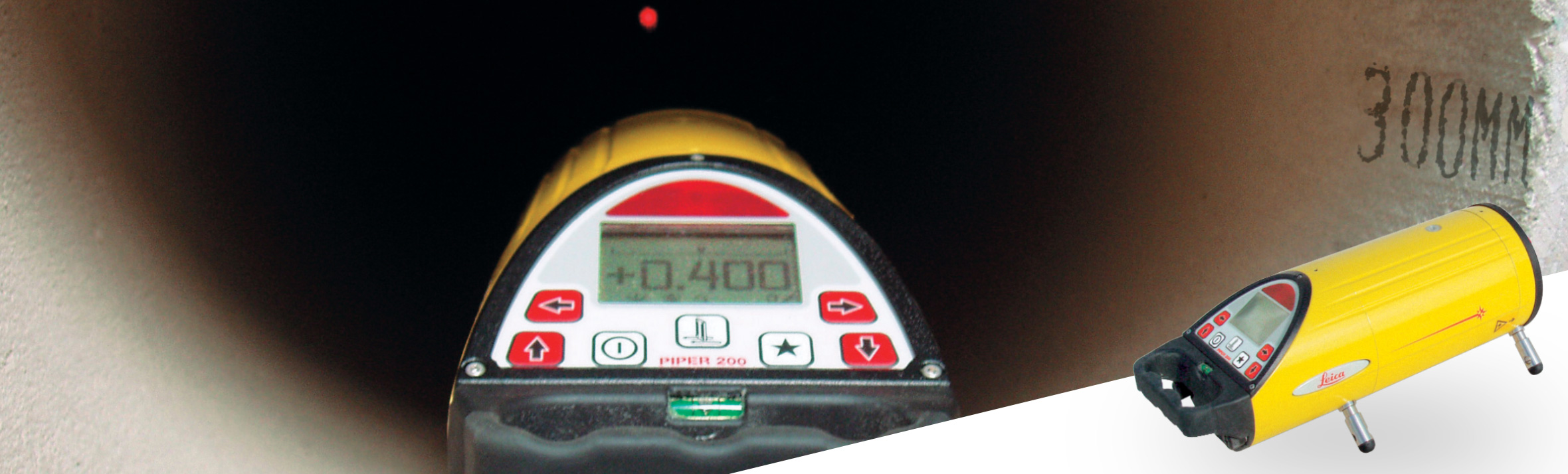 Трубные лазерные нивелиры Leica Piper 100 и 200