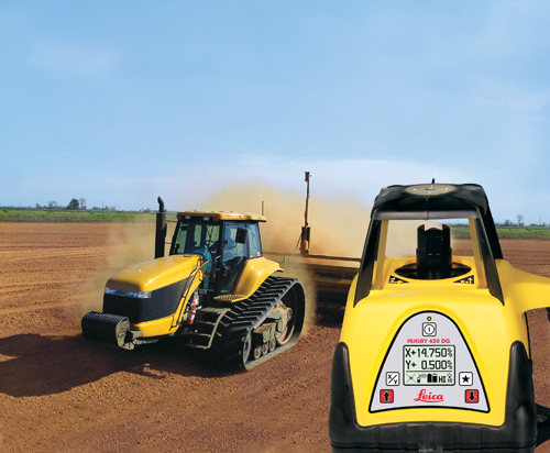 Leica Rugby 320/410/430 afschotlaser voor machinebesturing