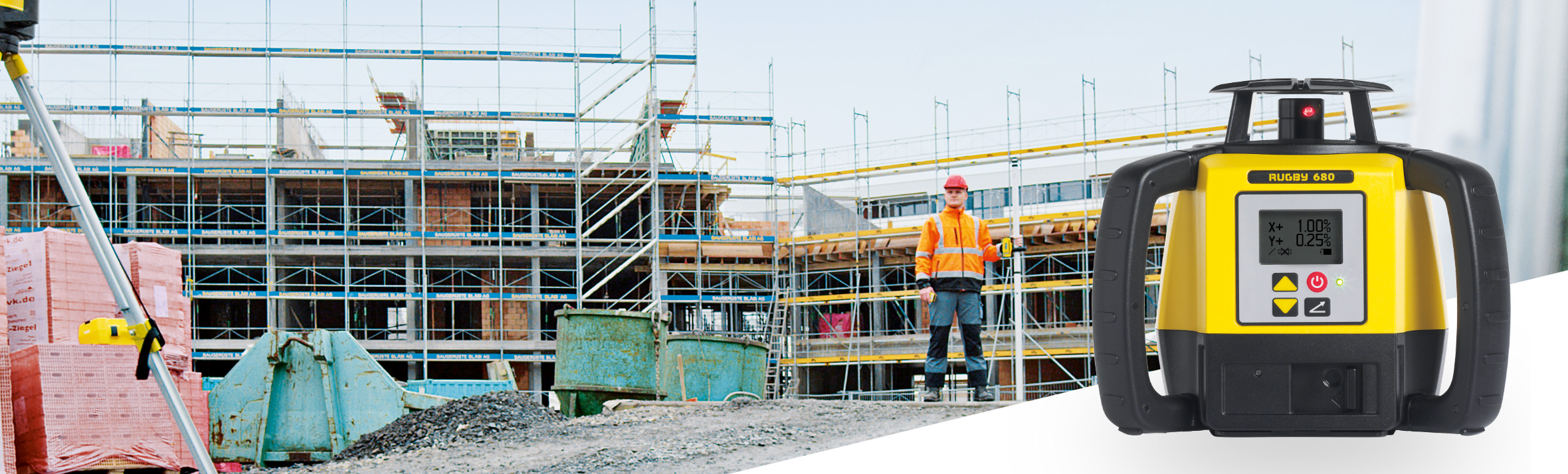 Leica Rugby 870 and 880 grade lasers