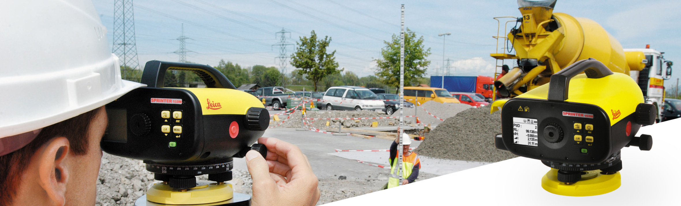 Leica Sprinter 250M et 150M Niveaux numériques