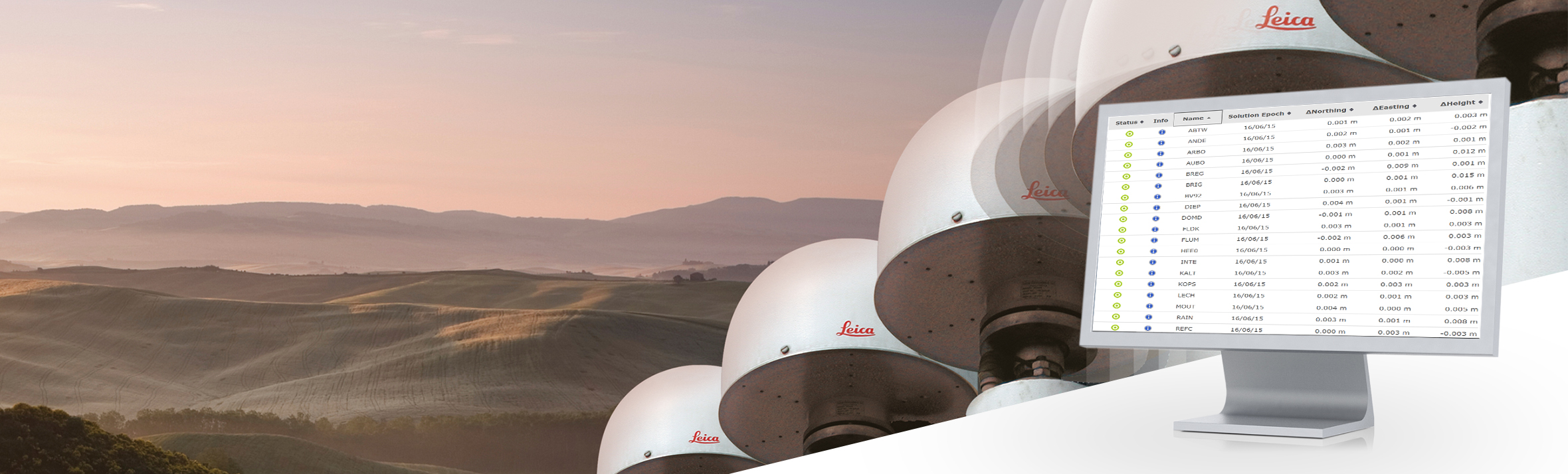 Leica CrossCheck referentiestation