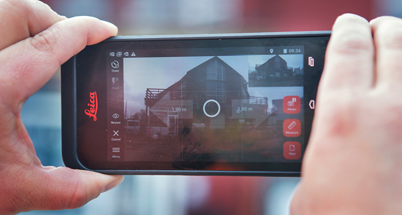 Leica BLK3D. Mål stillas